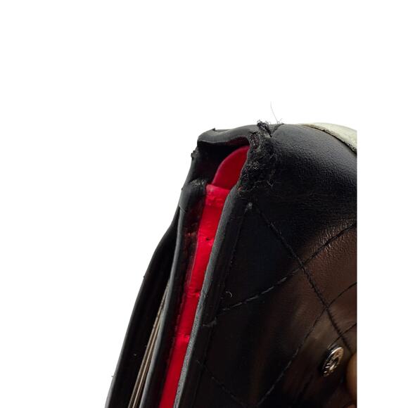 Chanel Black/White Quilted Ligne Cambon Bifold Kisslock Wallet*FULL Inclusion - Picture 14 of 16